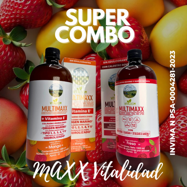 COMBO MULTIMAXX MANGO/FRESA 1000ML