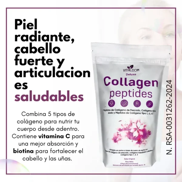 DELUXE (11) DELUX COLLAGEN PEPTIDES 454 gr