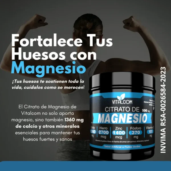 CITRATO DE MAGNESIO 500gr