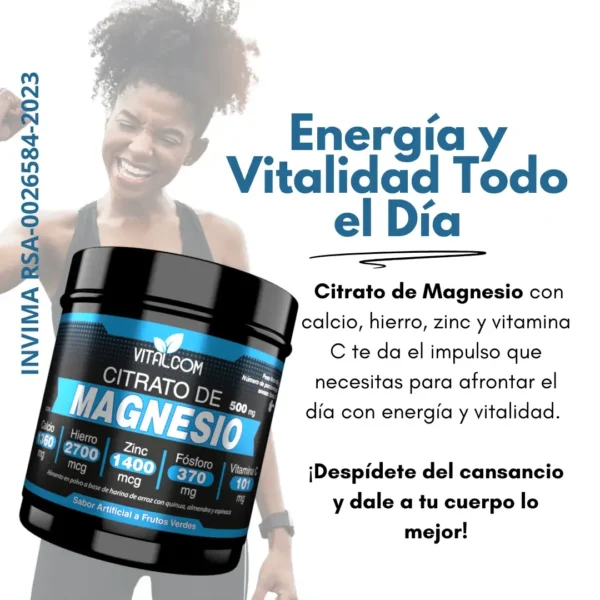 CITRATO DE MAGNESIO 500gr