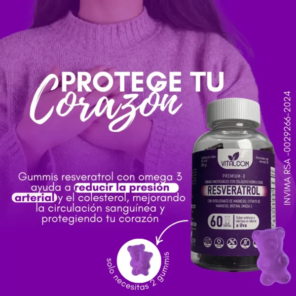 GOMAS RESVERATROL VITALCOM X60