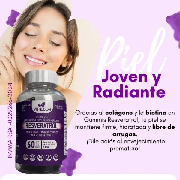 GOMAS RESVERATROL VITALCOM X60