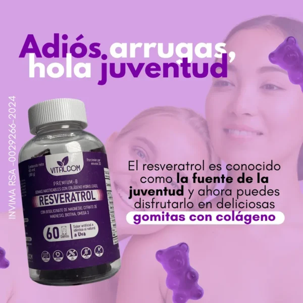 GOMAS RESVERATROL VITALCOM X60