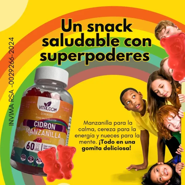 GOMIKIDS CIDRON DE MANZANA VITALCOM X60