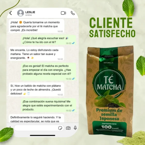 clientes satisfechos (10) TE MATCHA 100gr