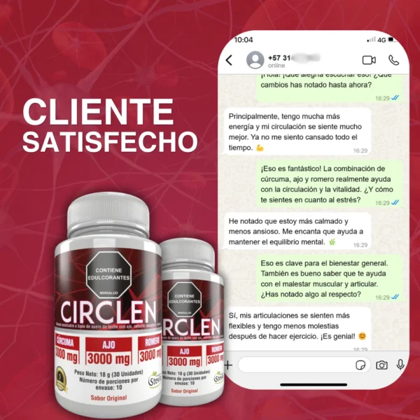 clientes satisfechos (15) CIRCLEN X30 CAP