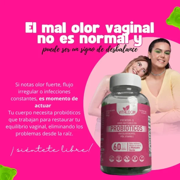 GOMAS PROBIOTICOS INTIMOS X60