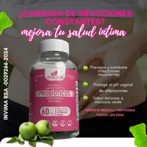 GOMAS PROBIOTICOS INTIMOS X60