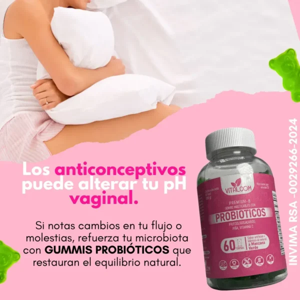 GOMAS PROBIOTICOS INTIMOS X60